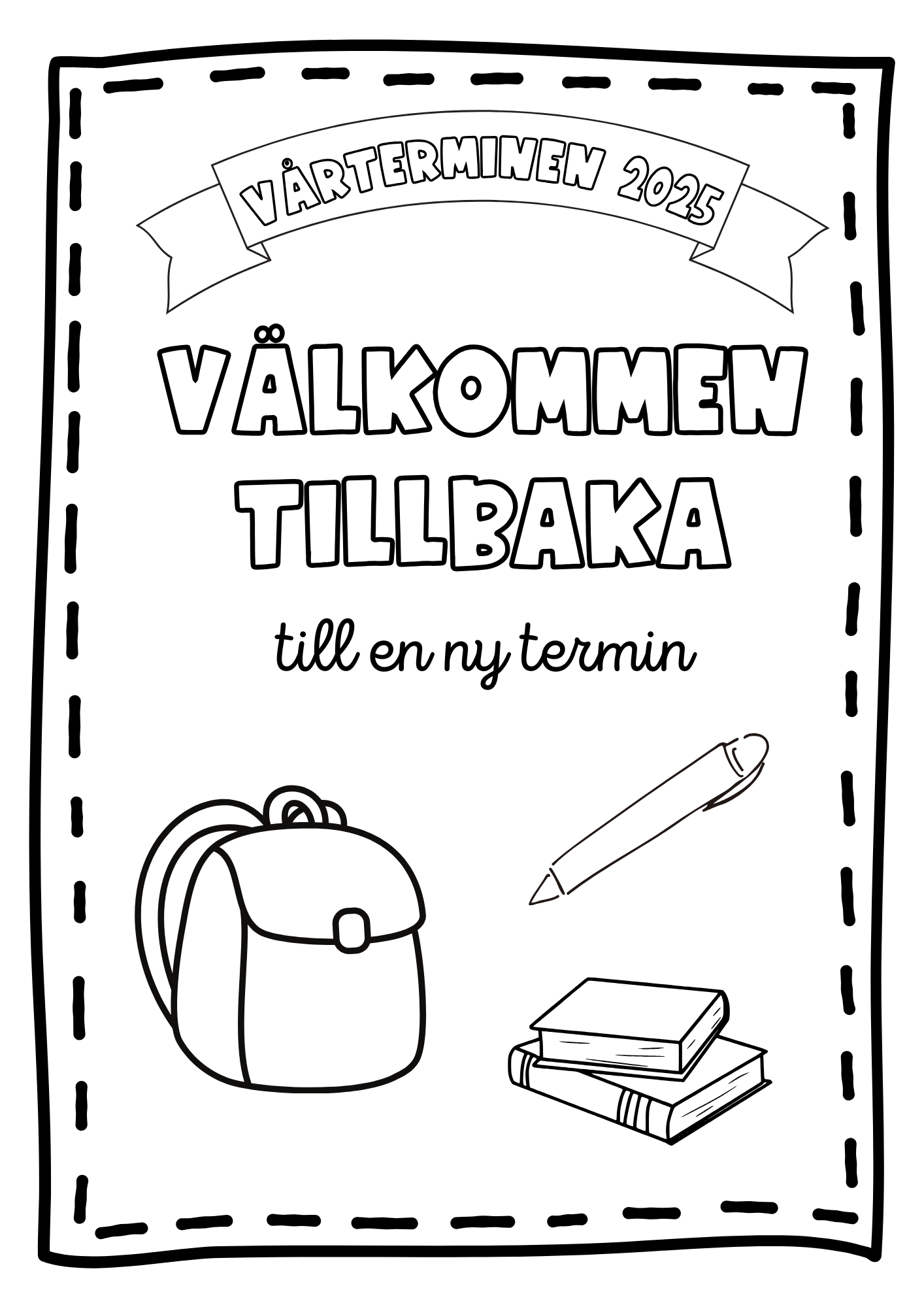 Målarbilder- första dagen efter jullovet