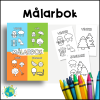 Målarbok - Årstider och månader