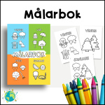 Målarbok – Årstider och månader - bild 1