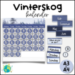 Vinterskog – Väggkalender - bild 1