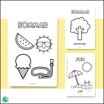 Målarbok – Årstider och månader - bild 4