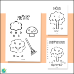 Målarbok – Årstider och månader - bild 5