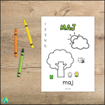 Målarbok – Årstider och månader - bild 2