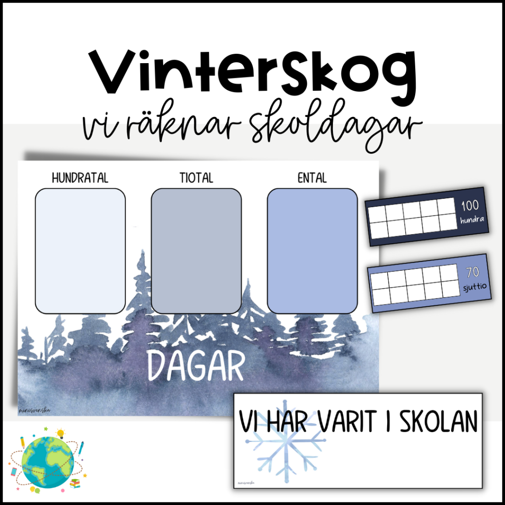 Vinterskog – Vi räknar skoldagar