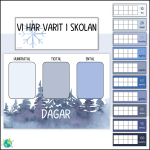 Vinterskog – Vi räknar skoldagar - bild 2