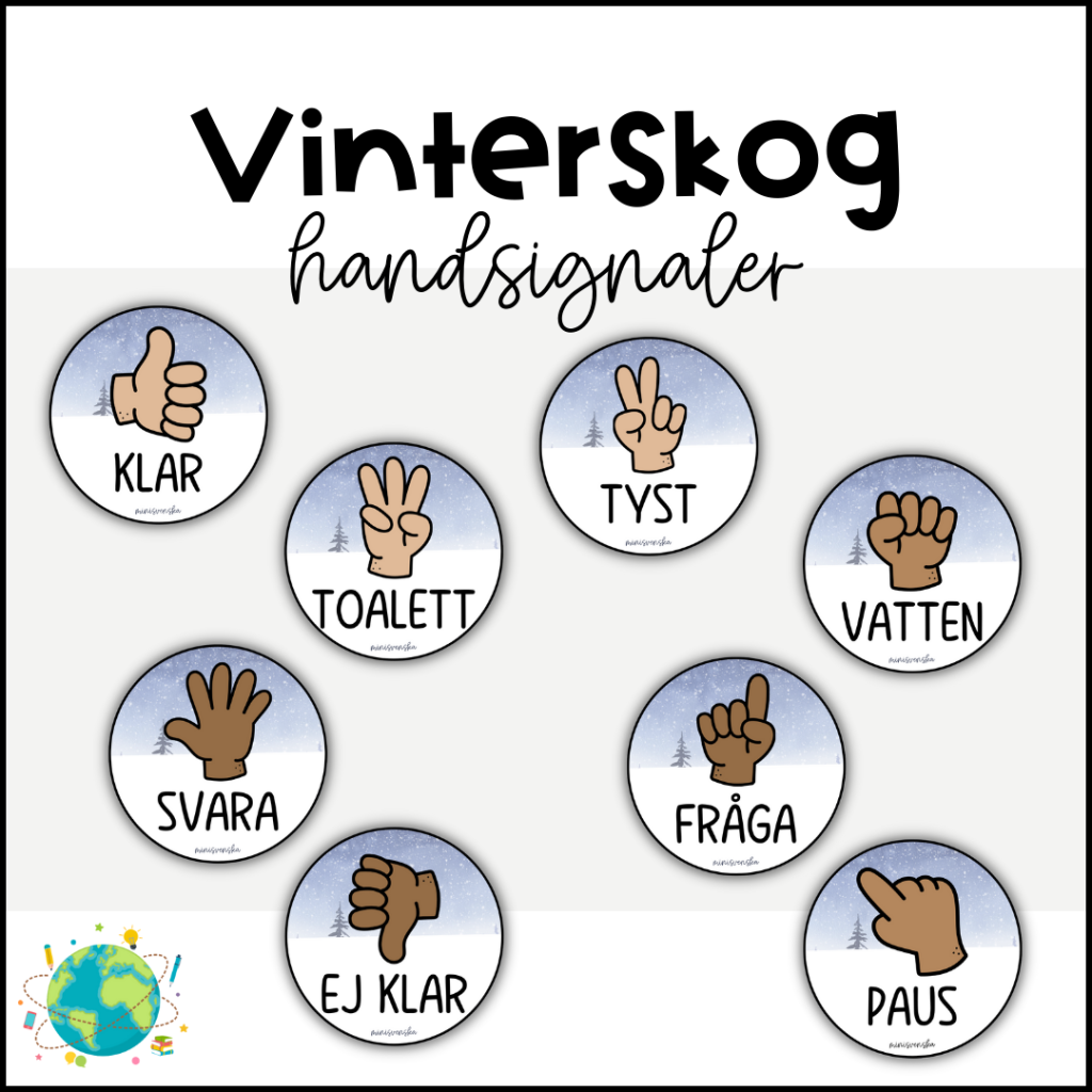 Vinterskog – Handsignaler