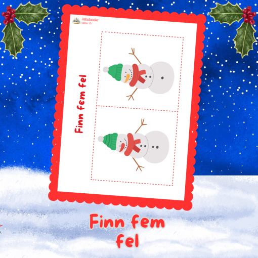 Skolrikets Julkalender Lucka 14: Finn Fem Fel