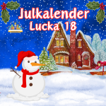 Skolrikets Julkalender Lucka 18: Klipp ut Snögubben - bild 1