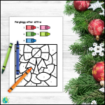 Jul – Färglägg efter siffra - bild 2