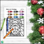 Jul – Färglägg 4 nivåer - bild 6