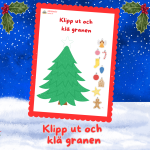 Skolrikets Julkalender Lucka 24: Klipp ut och Klä Granen - bild 2