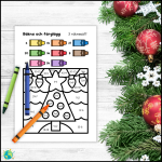 Jul – Färglägg 4 nivåer - bild 2