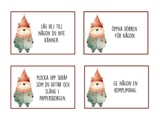 Snälluppdrag 20 kort