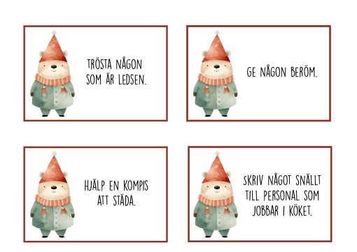 Snälluppdrag 20 kort