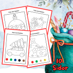 Måla med Nummer Jul Enkel Nr 5 - bild 2