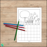 Kalender – Måla eller färglägg - bild 3