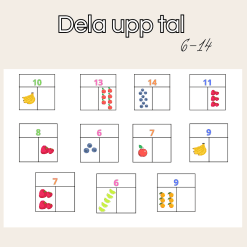 Dela upp tal.