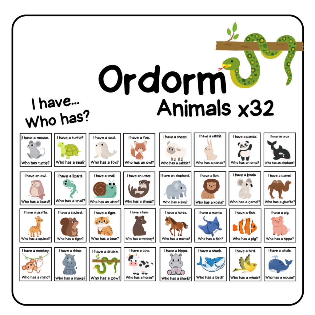 Ordorm: Animals