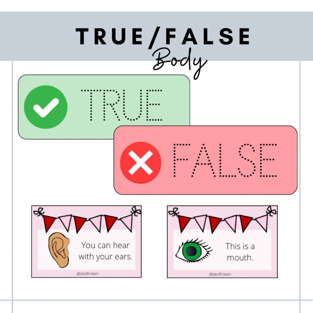 True/False – body