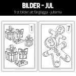 Bilder att färglägga – med julmotiv - bild 2