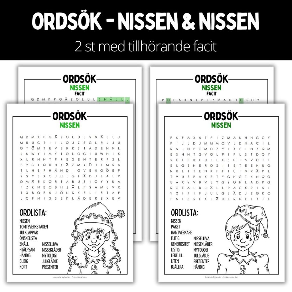 Ordsök – nissen & nissen – 2