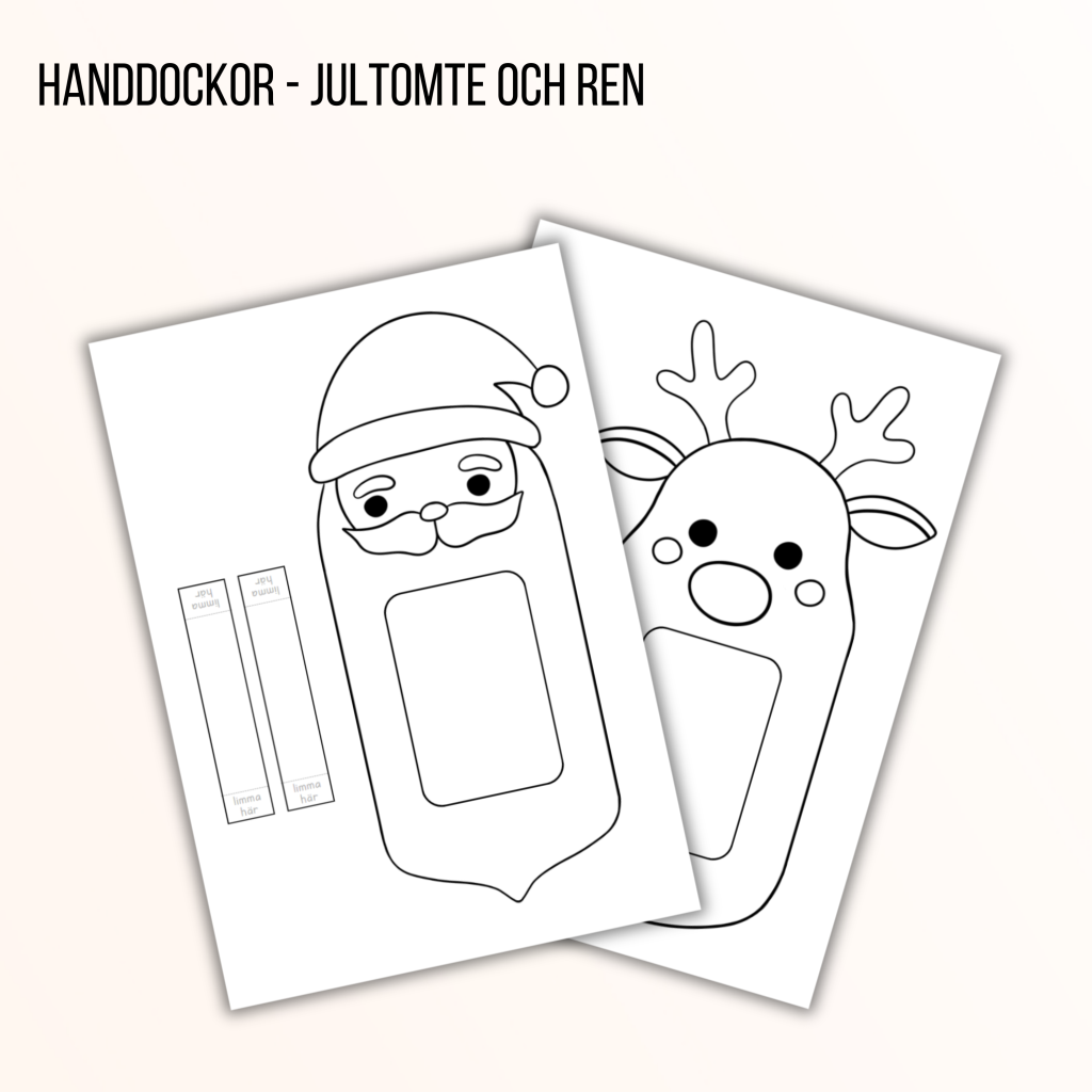 Handdockor – jultema