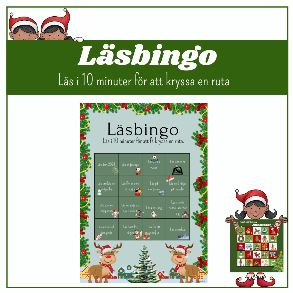 Läsbingo jul