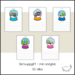 Skrivuppgift - min snöglob