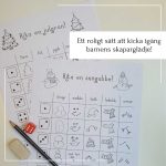 Rita med tärning – snögubbar och julgranar - bild 3