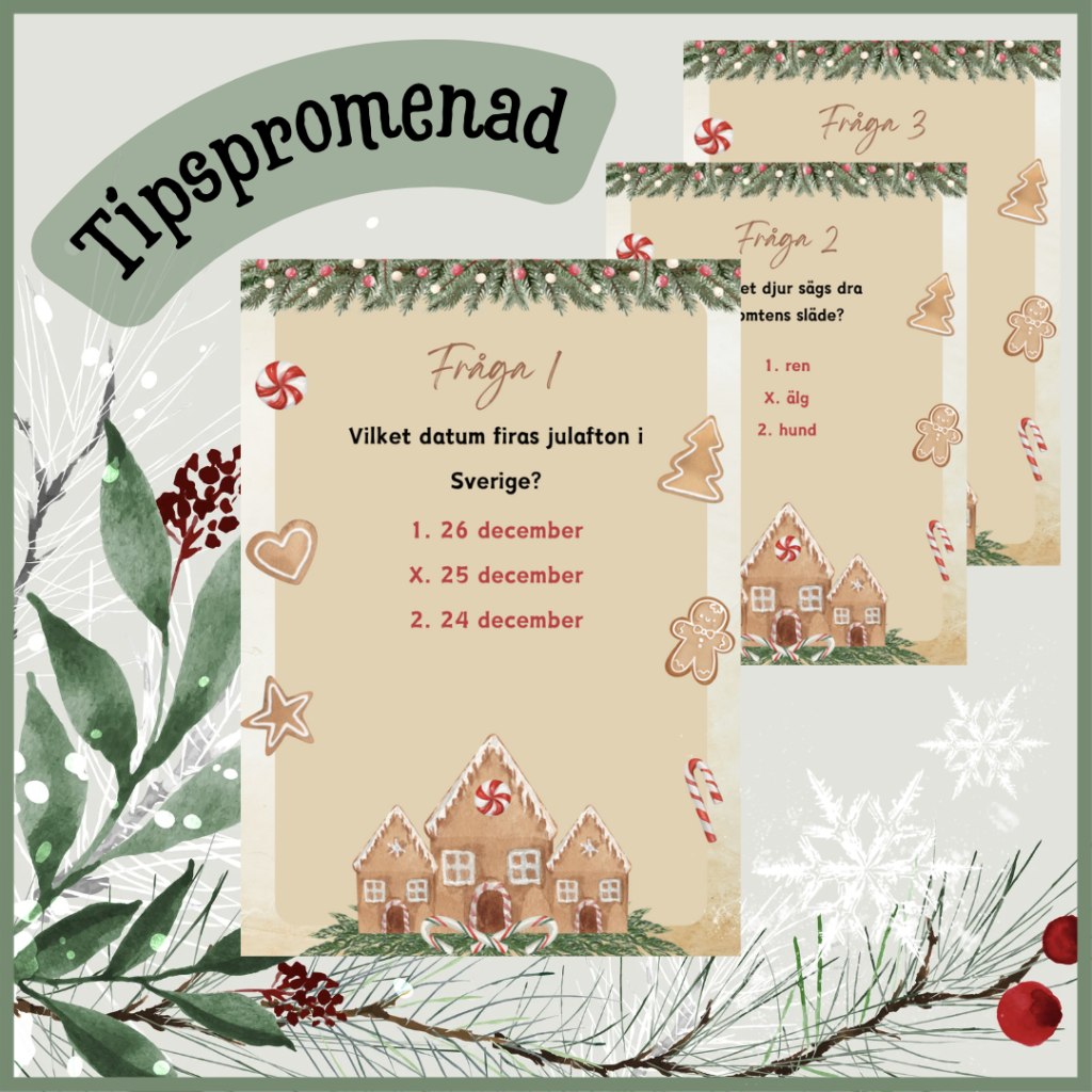 Tipspromenad med jultema