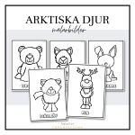 Arktiska djur målarbilder - bild 1