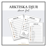 Arktiska djur välskrivning - bild 1