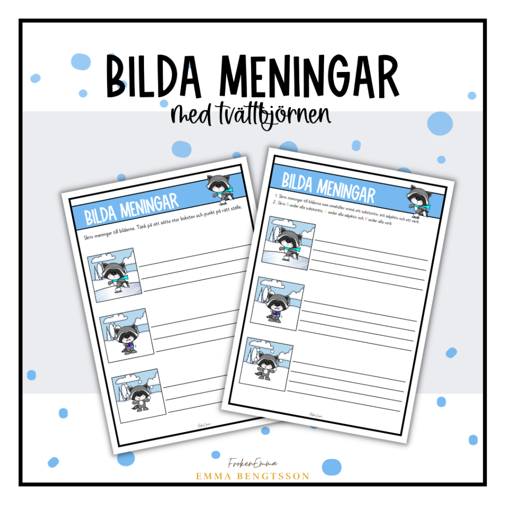 Bilda meningar med tvättbjörnen