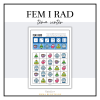 Fem i rad - tema vinter