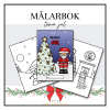 Målarbok - tema jul