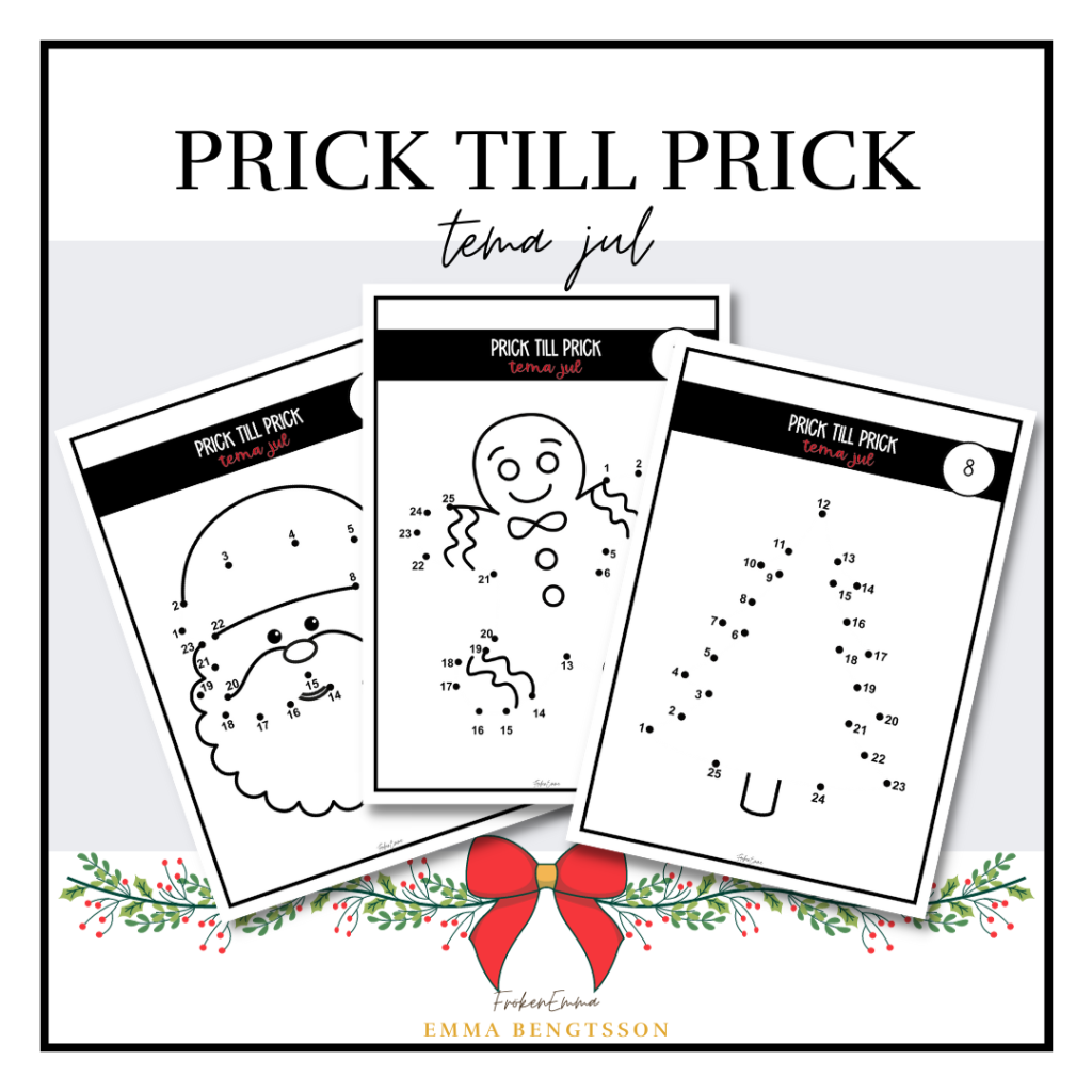 Prick till prick tema jul
