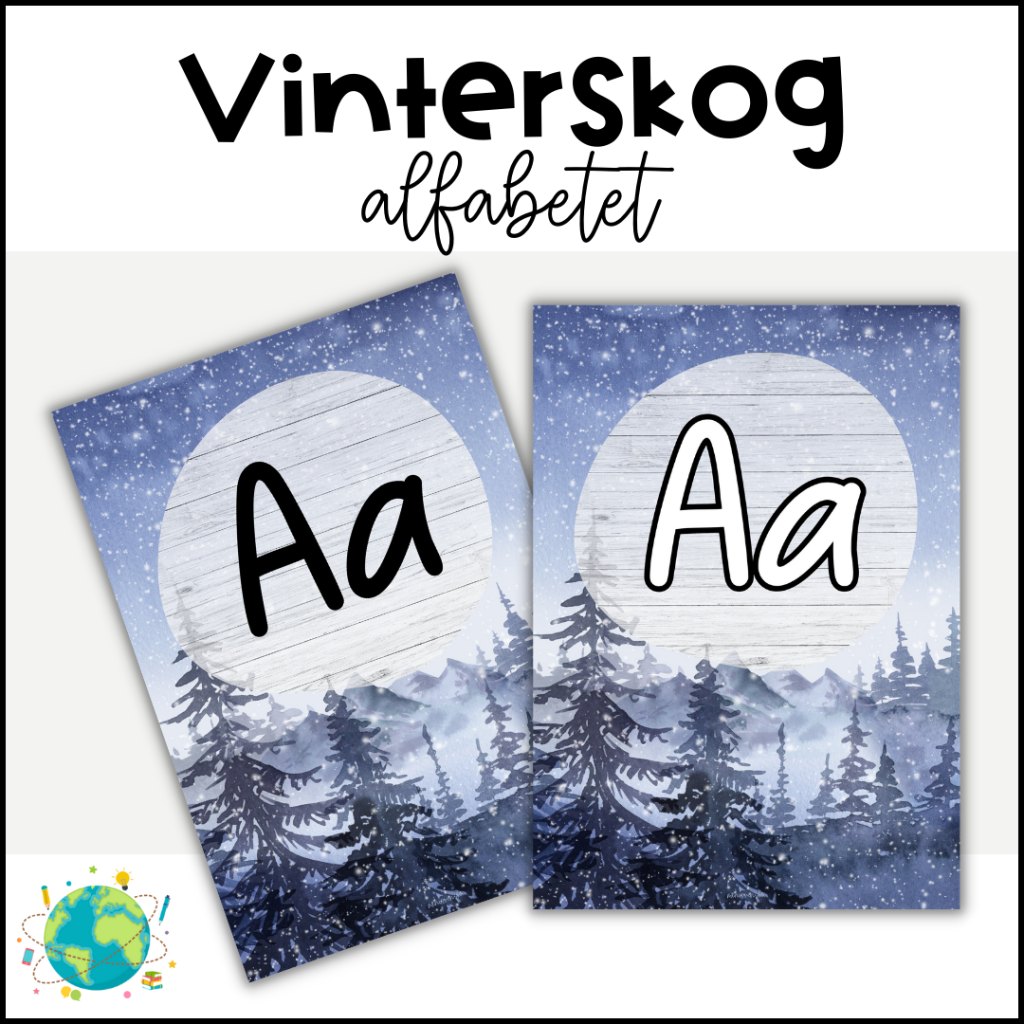 Vinterskog – Alfabetet