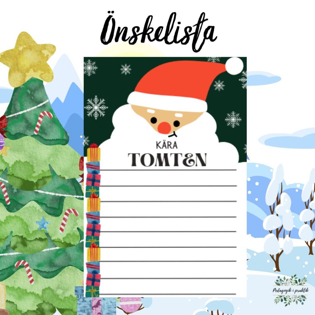 Önskelista till Tomten