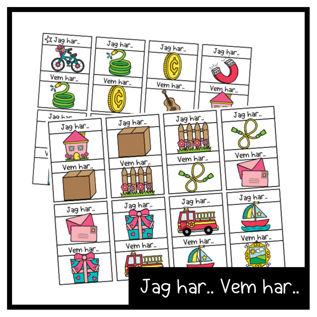 Jag har, vem har? SAKER