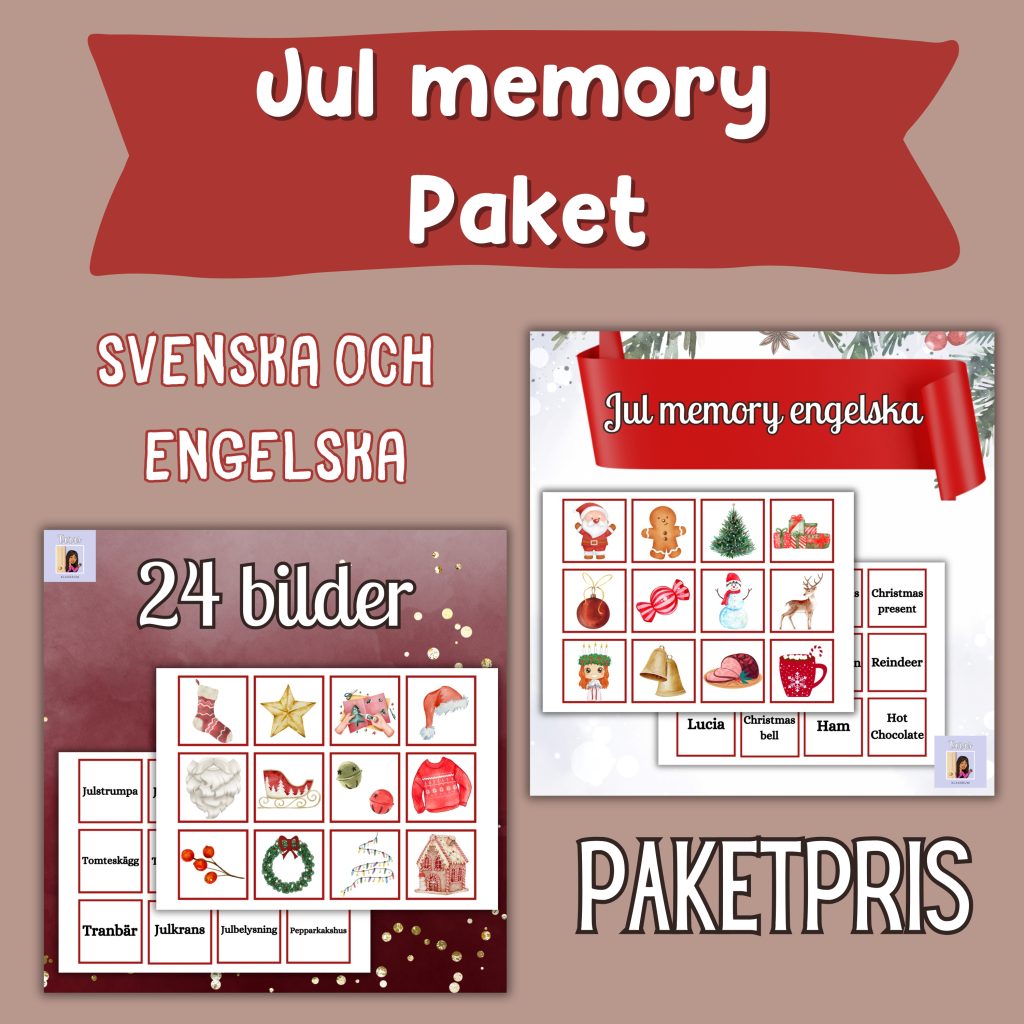 Jul Memory paket (ordinarie pris 40 kr)