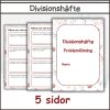 Divisionshäfte problemlösning (5 sidor)