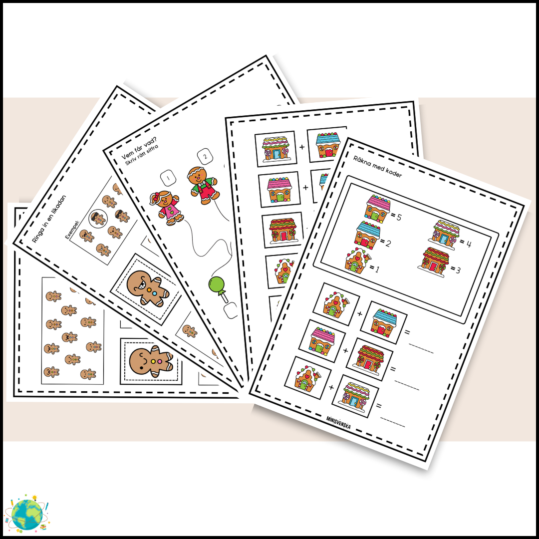 Räkna med pepparkakor