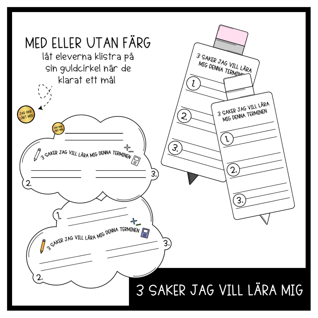 Mina mål: 3 saker jag vill lära mig denna terminen