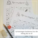 Rita med tärning – snögubbar och julgranar - bild 2