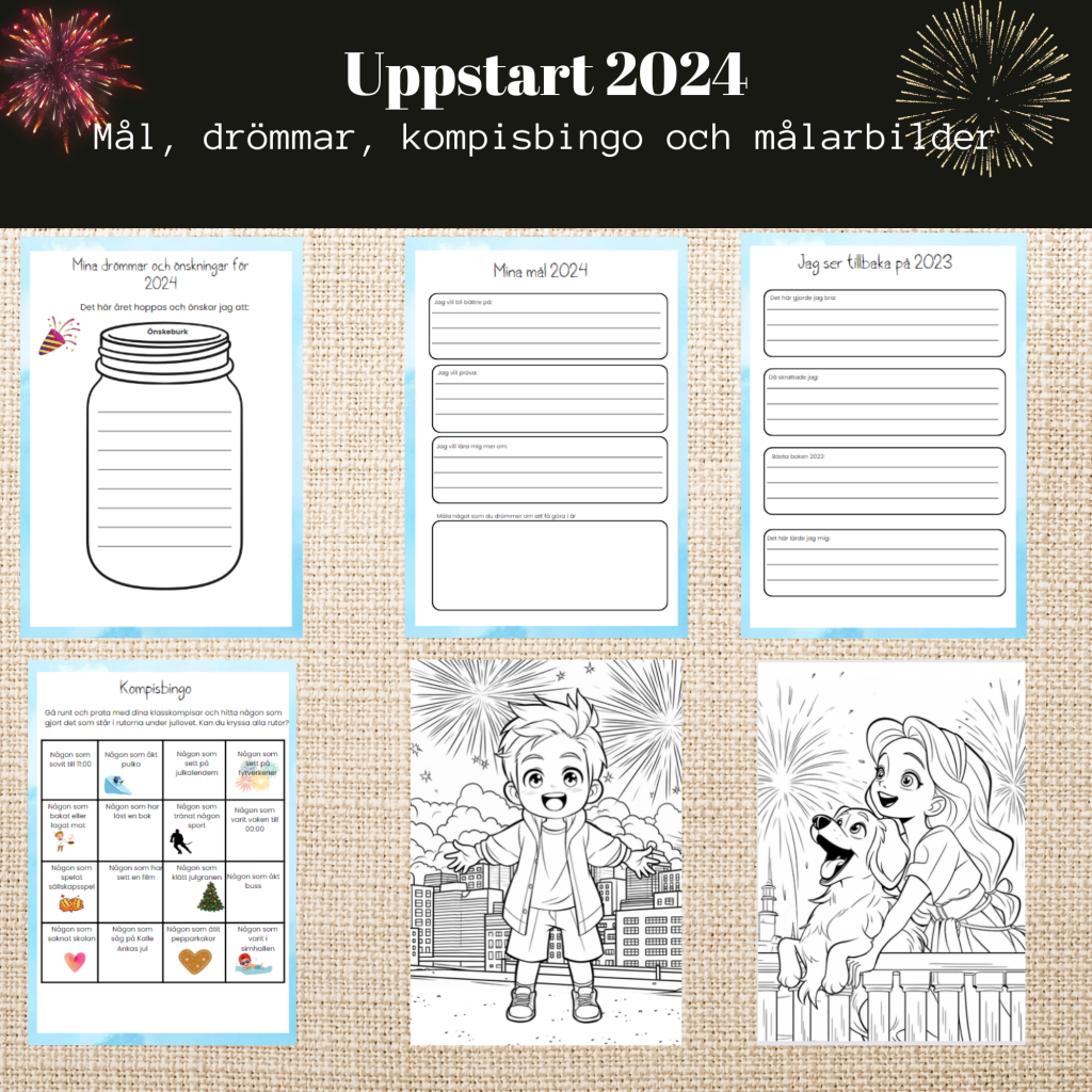 Uppstart 2024 mål, kompisbingo