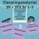 Planeringsmaterial SV+SVA åk 1-3 - bild 2