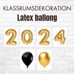 Klassrumsdekoration 2024 (latex ballonger) - bild 2