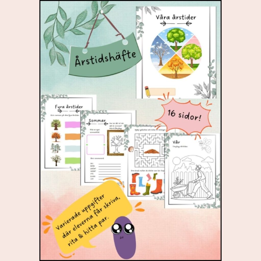 Våra årstider: Arbetshäfte