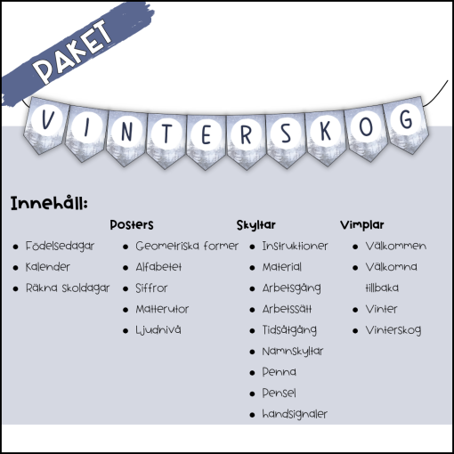 Vinterskog - Paket