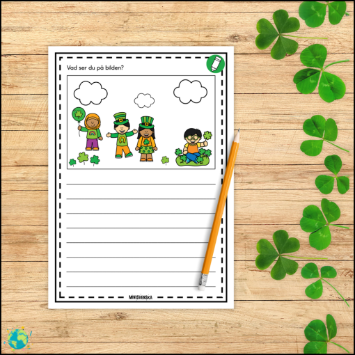 Saint Patrick´s Day - Skriv till bilden